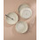 JoyJolt Mesa 4pc Stoneware Pasta Bowl set, 40oz - Linen 5