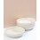 JoyJolt Mesa 4pc Stoneware Pasta Bowl set, 40oz - Linen 4