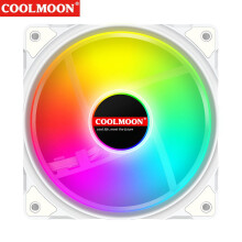 jixopn Case Fan 5V 3Pin ARGB Case Cooling Fan Aura Sync Cooling Cooler Adjustable Speed Computer Accessories