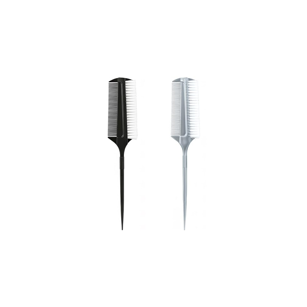 Professional Hair Coloring Comb Set with Ergonomic AntiSlip Grip for Precise Sectioning