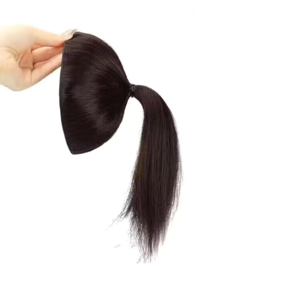 Unisex Hair Bun Extension With Natural Texture, Instant Volume Boost Scrunchie For Women Updo Hairstyles