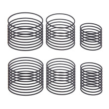 Leithead Crios Taifeadáin Téipe 50PCS1mm Crios Meaisín Caiséid Measctha Crios Rubair Cearnógach Coitianta Éagsúil