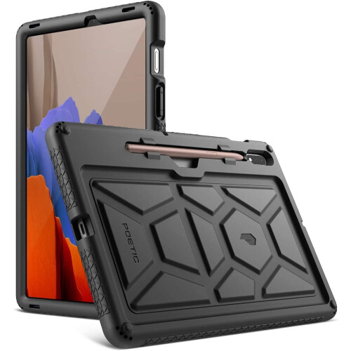 Capa TurtleSkin Series para tablet Samsung Galaxy Tab S7 (lançamento de 2020) / S8 (lançamento de 2022) de 11 polegadas com S Pen inclusa.