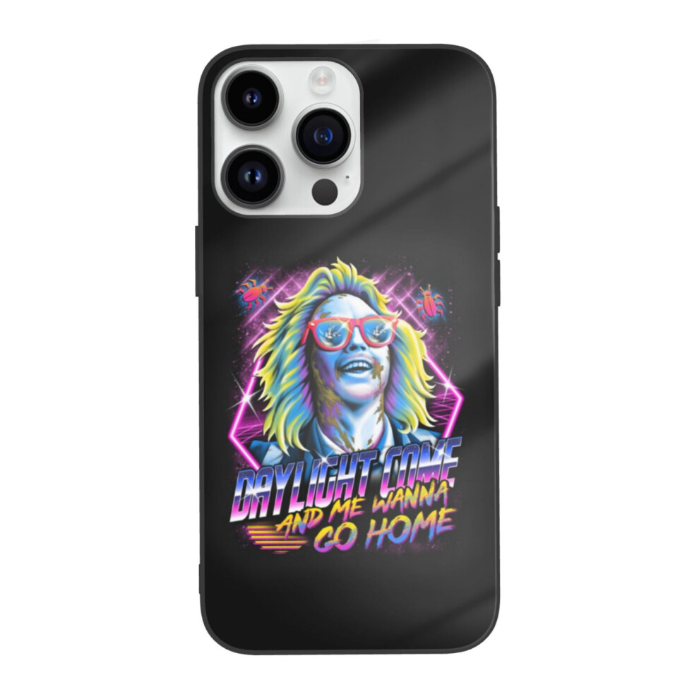 Compatible With Apple Compatible With Iphone 14Pro Case 14Promax Printed Glass Case Beetlejuice 9482828381003