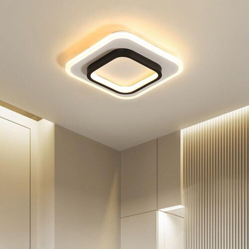 Luminária de teto LED de 20W e 9,5 polegadas, modelo moderno de embutir, ideal para cozinha, corredor, sala de estar, quarto e escritório - Branco 1