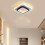 Luminária de teto LED de 20W e 9,5 polegadas, modelo moderno de embutir, ideal para cozinha, corredor, sala de estar, quarto e escritório - Branco 8