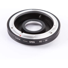 Adapter Ring for FD/FC Lens to Nikon F AI Mount Camera with Optical Glass & Caps Nikon