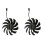 2 Pack Replacement Graphic Card Fan Gpu Cooler Blower Best Cooling Graphics Abs 1