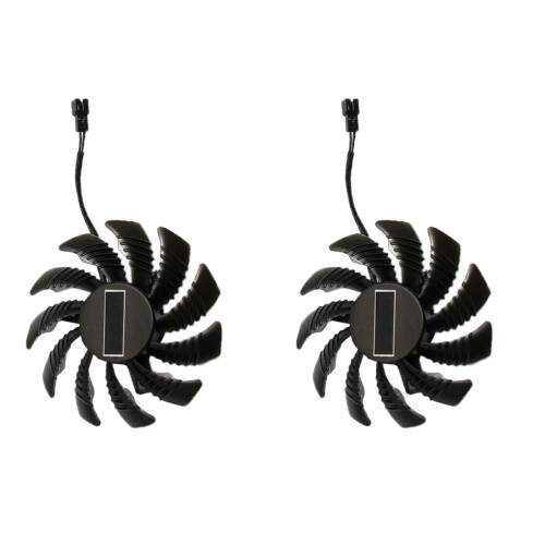 2 Pack Replacement Graphic Card Fan Gpu Cooler Blower Best Cooling Graphics Abs