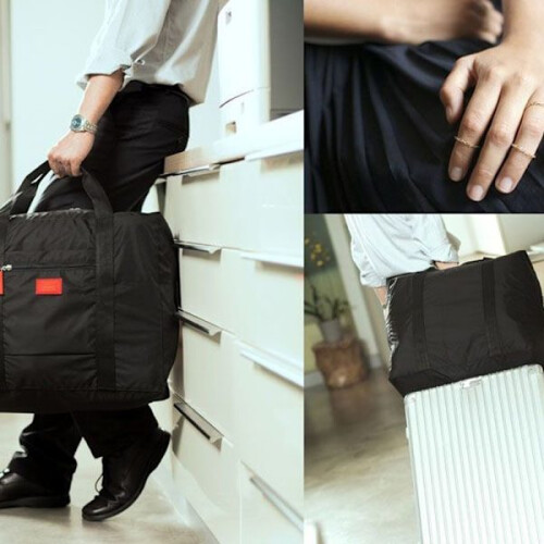 Bag with attachment for cabin bag Black 2