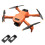 Drone Four-sided Obstacle Avoidance Folding Lens HD Aerial Quadcopter, （Orange）, DV Camera 1