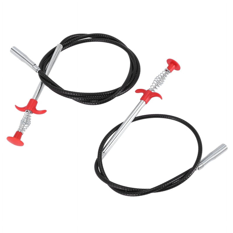 90Cm +160Cm Long Sewer Cleaning Wire Spring Household Bendable Sink Tub Toilet Dredge Pipe Bathroom Kitchen Sewer Cleaning Tools 9175034974205