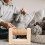 Wool Spool Thread Organizer Sewing Wooden Spools Knitting Tool Yarn Ball Rack Turn 3
