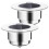 2 Pack 3 in 1 Kitchen Sink Strainer Stopper, AntiClog Basket, LeakProof Odor Blocking Plug (ABS) 1