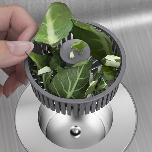 2 Pack 3 in 1 Kitchen Sink Strainer Stopper, AntiClog Basket, LeakProof Odor Blocking Plug (ABS) 2