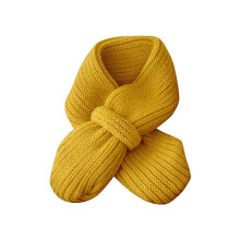 DHFJKG Kids Baby Toddler Knitted Scarf Boys Girls Winter Warm Solid Color Neck Warmer Cozy Scarves