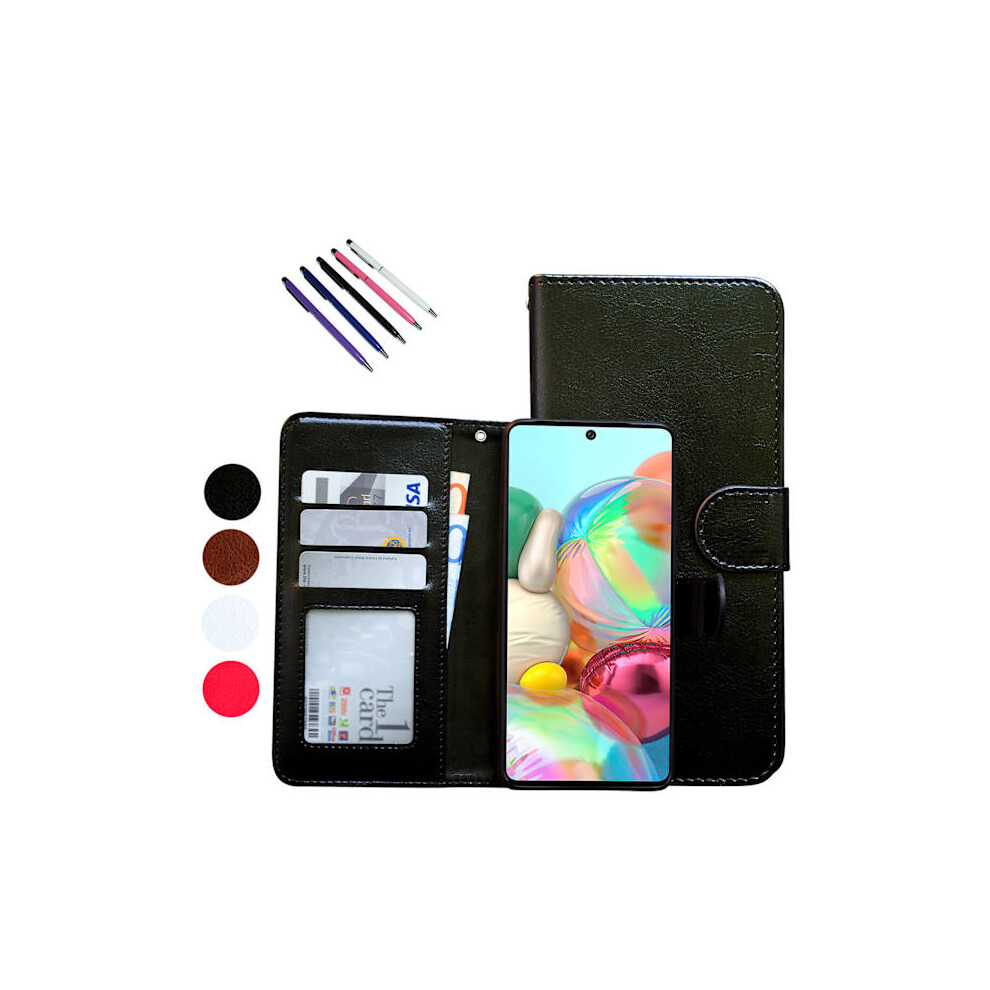 Compatible With Samsung Galaxy A51 - Leather Case / Protection Pink 9482828385186