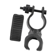 Soporte para faro delantero de bicicleta DAMIFU Easy360Rotation para bicicleta de carretera con soporte para linterna frontal