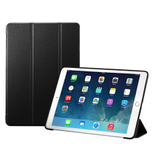 Capa INF compatível com iPad de 9,7 polegadas, compatível com iPad 5/6 e iPad Air 1/2, Smart Cover preta.