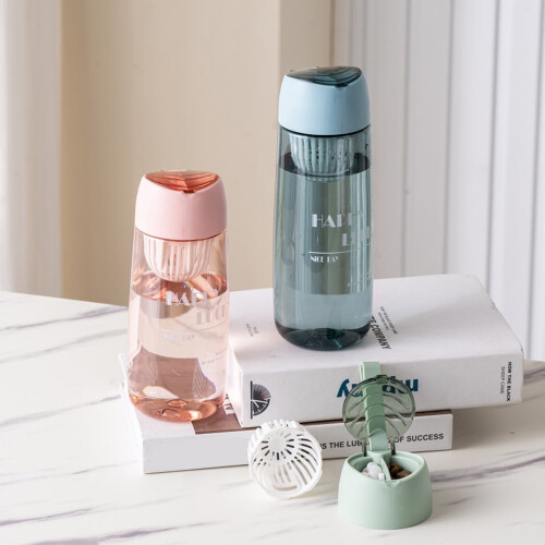 Μπουκάλι νερού Hesroicy 600ml, καλής σφράγισης, στεγανό, μεγάλης χωρητικότητας διαφανές