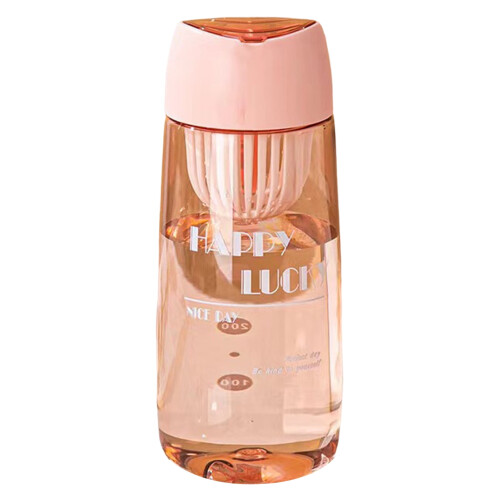 Μπουκάλι νερού Hesroicy 600ml, καλής σφράγισης, στεγανό, μεγάλης χωρητικότητας διαφανές 1