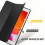 Capa INF compatível com iPad de 9,7 polegadas, compatível com iPad 5/6 e iPad Air 1/2, Smart Cover preta. 5