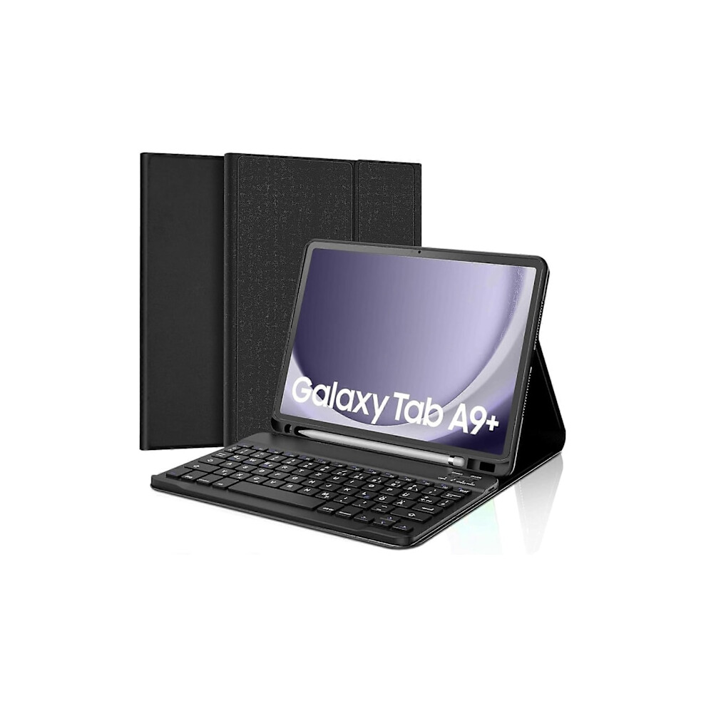 Keyboard For Tablet A9 Plus - Galaxy Tab A9 Plus Case With Keyboard, [Qwertz German] Keyboard Magnetic Wireless Bluetooth Detachable 9482828385391