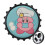 Μαγνητικό ανοιχτήρι μπουκαλιών Kirby με μαγνήτες ψυγείου - Αυτοκόλλητο - Μοναδική 1