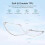 Capa transparente Colorsoft para Kindle Paperwhite 12ª geração, 7 polegadas, 2024 - Perfeita 5