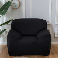 Capas de sofá lisas DEKAXID para sala de estar, elásticas, em spandex, para sofás de canto seccionais, capas protetoras para sofás e poltronas, 1