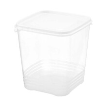 Wyprzedaż! Pojemniki organizerowe do lodówki, przezroczyste plastikowe pojemniki do lodówki, zamrażarki, szafki, zbiornika na zboże, 5,4 x 5,4 x