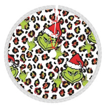 Die Grin-Ch Weihnachtsbaumdecke, 30 Zoll, Winterliche Weihnachtsbaummatte, Weihnachtsbaumdecke für rustikale Weihnachtsdekorationen