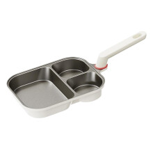 Nonstick Egg Frying Pan with MultiSection Skillet for Omelette, Bacon, Burger, Steak, Sausage Cooking
