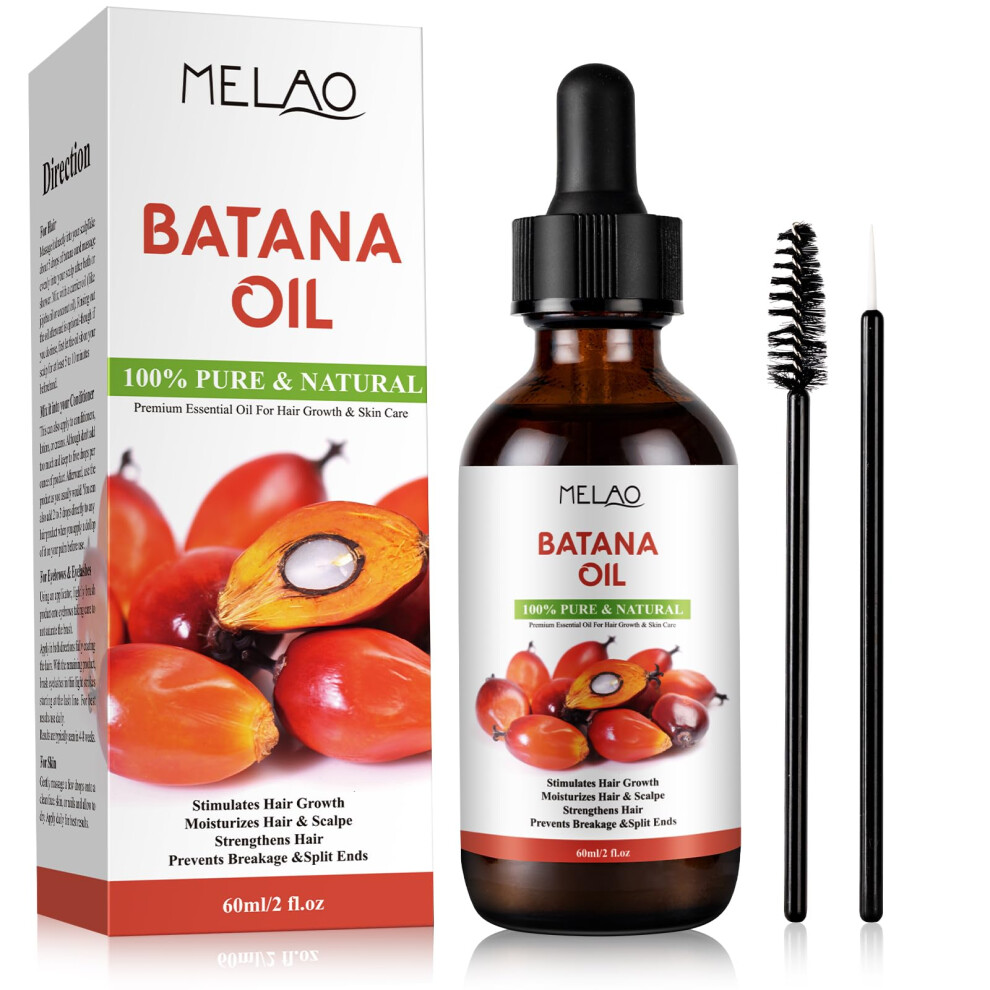 Batana Oil For Hair Growth Raw Organic For Men And Women All Hair Types Pure Natural Hair Growth Oil