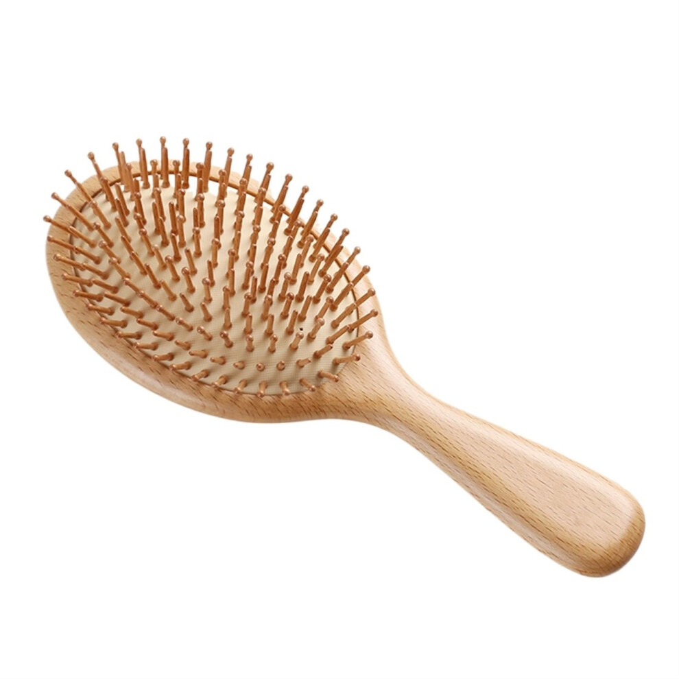 Anti Static Paddle Hair Brush with Vented Oval Cushion for Fast Detangling and Wet Hair