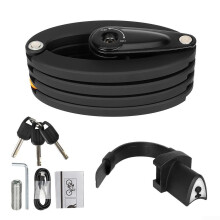 Bike Lock Foldable Zinc Alloy AntiTheft Chain with Password for Bicycle and Door Security