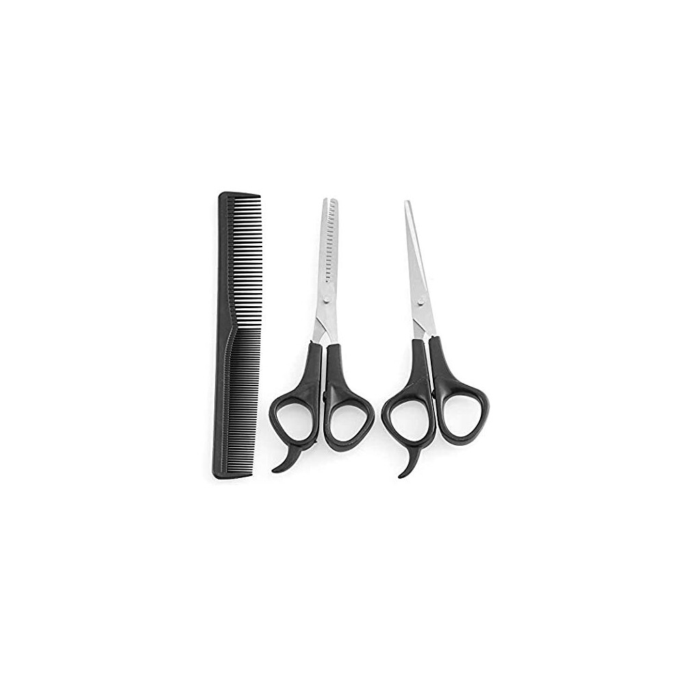 Professional Hair Cutting Scissors 6 Inch Barber Shears Set with Comb for Salon and Home Use