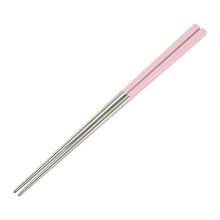 CHENZERO Stainless Steel Chopsticks, Reusable, Dishwasher Safe, Non-Slip, Compatible with round Plate Mat Set, Gift Boxed