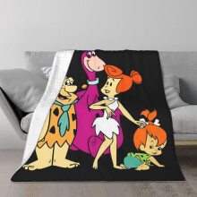 A Flintstones takaró, könnyű dísztakaró, meleg, légkondicionáló takaró, kanapéágynemű, nappali dekoráció, parti ajándékok, takaró