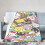 Hello Kitty Cartoon Throw Κουβέρτα με Κουβέρτα σε Στυλ Κρεβατιού, Διακόσμηση Δωματίου, 1