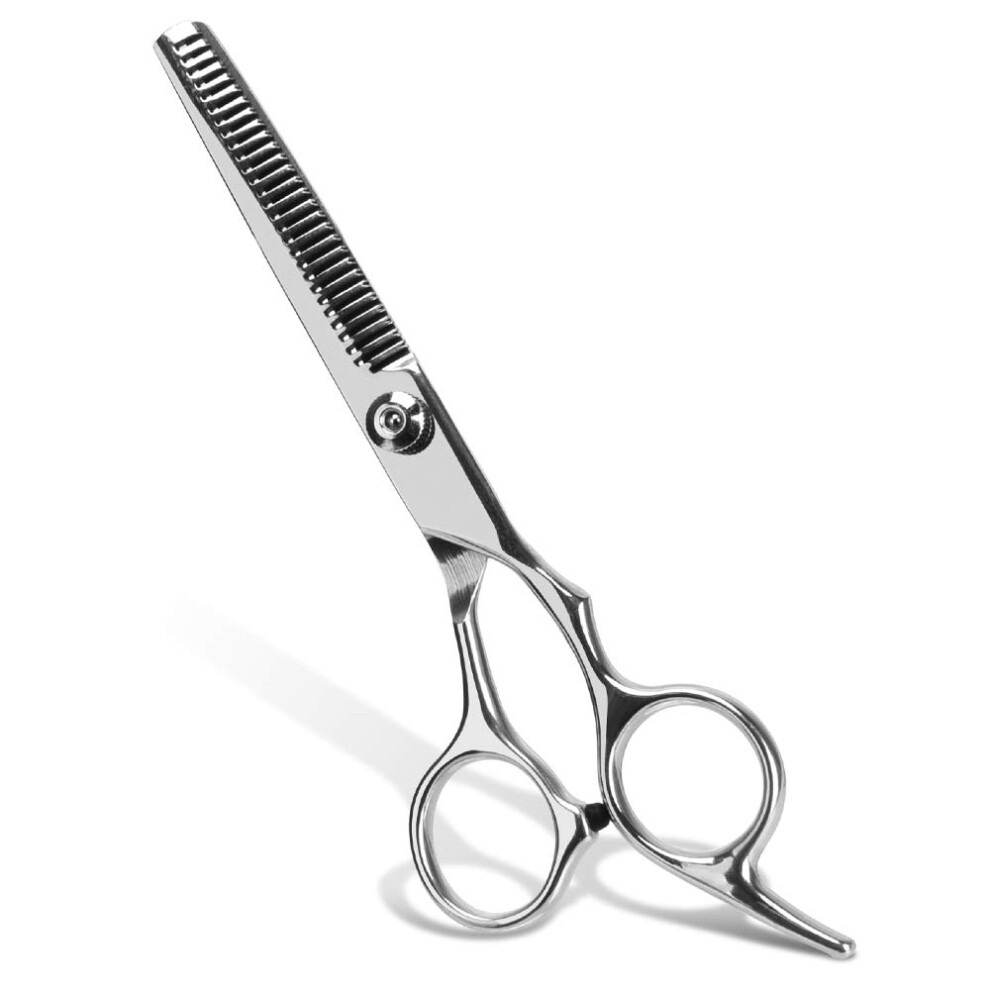 Hair Thinning Scissors 6.5 Inch Stainless Steel Professional Barber Shears with Adjustable Tension
