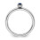 Created Sapphire Sterling Silver Single-Stone Ring 2