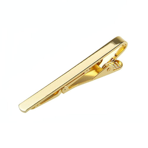 Simple tie clip / tie pin - Gold, Silver, Black Gold