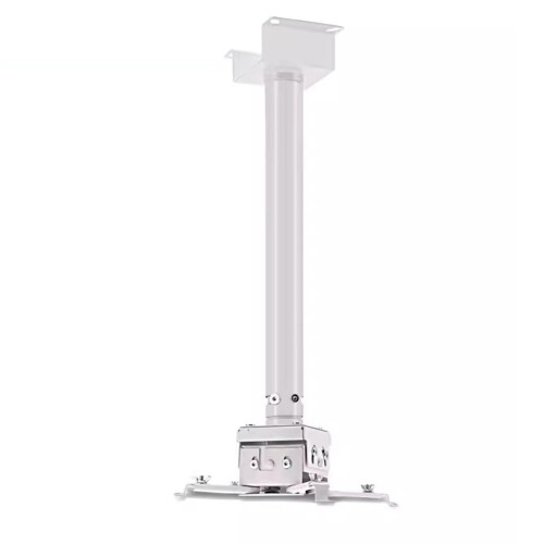 Ceiling Projector Mount Adjustable Telescopic Bracket for TV Projector Installation 12M White