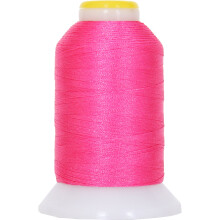 Threadart 60er Mikro-Stickgarn & Unterfaden – 1000-m-Spulen – 30 Farben erhältlich – Pink