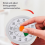 60 Minute Visual for Kids, Visual Countdown for Classroom Office Kitchen with Silent Operation B 5