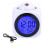 Projection Electronic Clock, English Clock Projection Clock Multi-Function Alarm Clock, LCD Projection Alarm Clock White 1