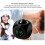 Projection Electronic Clock, English Clock Projection Clock Multi-Function Alarm Clock, LCD Projection Alarm Clock White 6