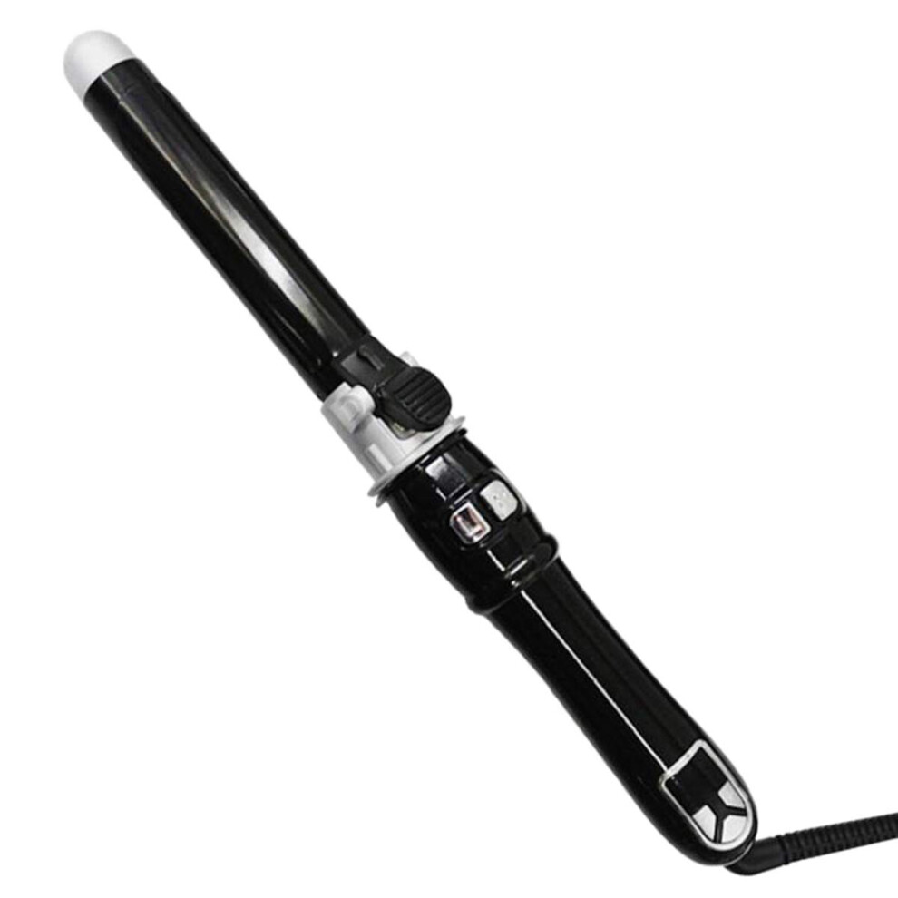 Hair Curling Iron 28mm Ceramic Barrel with 360 Auto Rotation, Fast Heating and Adjustable Temperature
