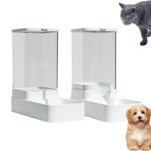 Automatic Pet Feeder and Water Dispenser 3.8L Large Capacity Gravity Feeding Station for Cats Dogs